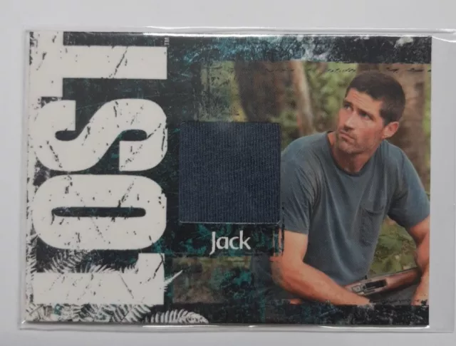 Lost Relics Cc1 Matthew Fox As Jack Shephard Costume Insert Card 088/350 Shirt