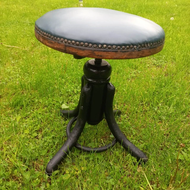 Vintage THONET Swivel Rotating Adjustable Piano Stool Vintage THONET Swivel Rotating Adjustable Piano Stool