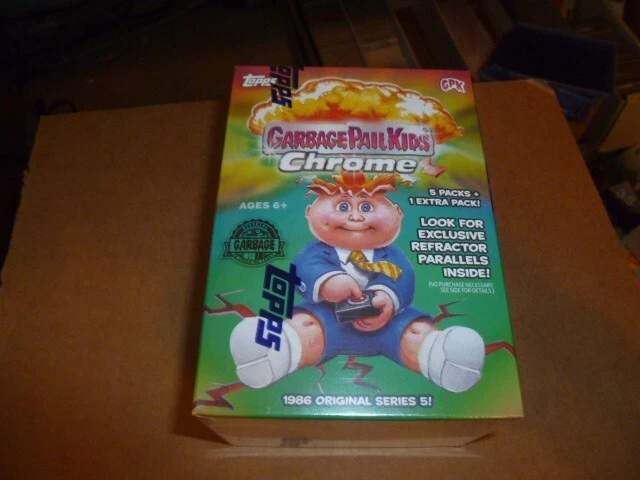 2022 Topps Chrome Garbage Pail Kids GPK Blaster Box 1986 Original Series 5