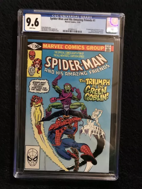 Marvel: Spider-Man and His Amazing Friends #1 CGC 9.6 WP