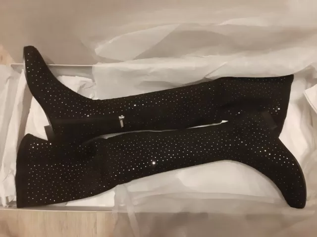 JIMMY CHOO MYREN Flat Boots Size 37.5 500.00 PicClick UK