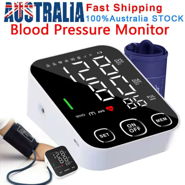 SmartHeart Blood Pressure Monitor with Automatic Inflation, L/XL