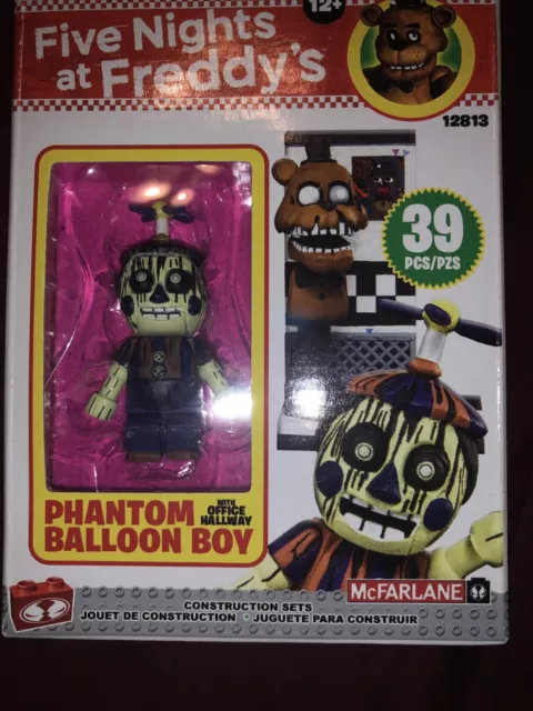 Five Nights At Freddy’s Phantom Balloon Boy w/ Office Hallway Minifigure 39  pcs!