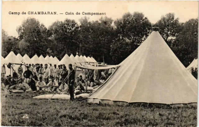 CPA AK Militaire - Camp de Chambaran - Coin de Campement (698375)