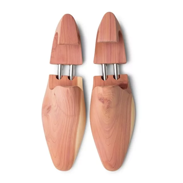 SKOLYX Men's Premium Full Foot Cedar Wood Shoe Trees Sz 42/43 - US 10 New In Box