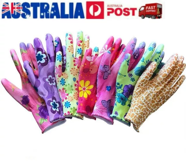 AU seller women lady gardening gloves kite hand protection s15
