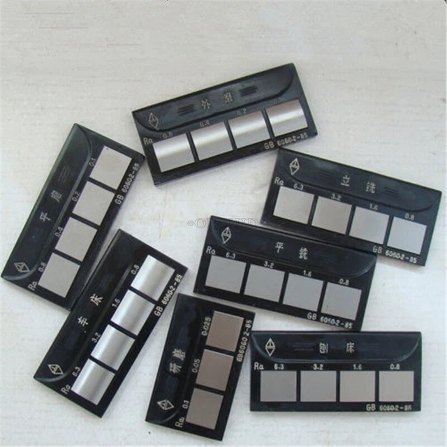 LATHE ROUGHNESS COMPARISON Plate Surface Roughness Contrast Template
