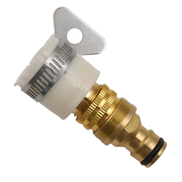 Brass Universal Adapter Threaded Water Faucet Connector Mixer Joint Fitting