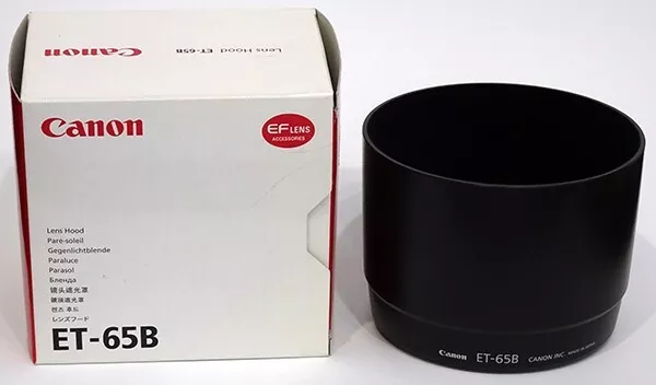 Genuine original Canon ET-65B Lens Hood EF 70�300mm f/4�5.6 IS USM +DO (UK) BNIB