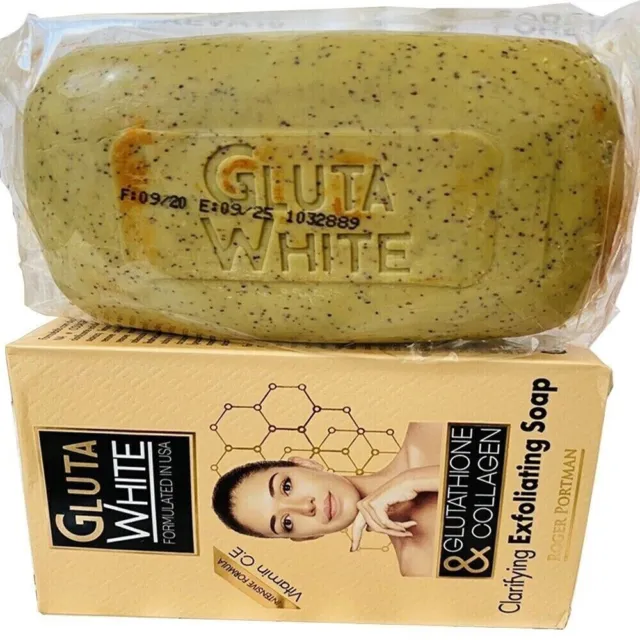 Gluta White Glutathione Collagen Clarifying & Exfoliating Soap 180g