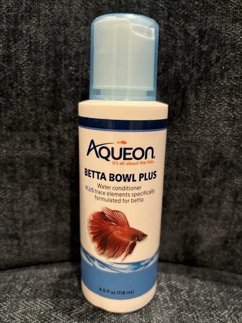 Aqueon Betta Bowl Plus 4oz Water Conditioner Neutralizes Chlorine Aquarium