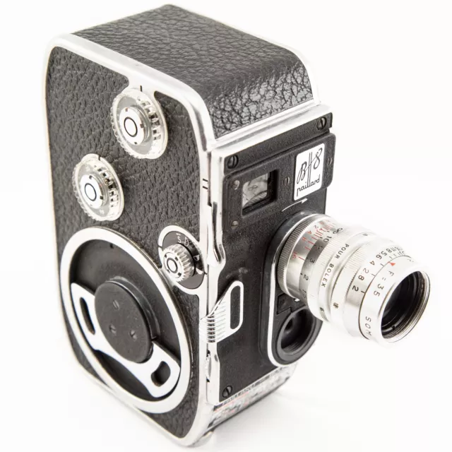 Bolex B8 caméra ciné 8mm + Berthiot Cinor B 35mm f2 / vintage 8mm film camera 2