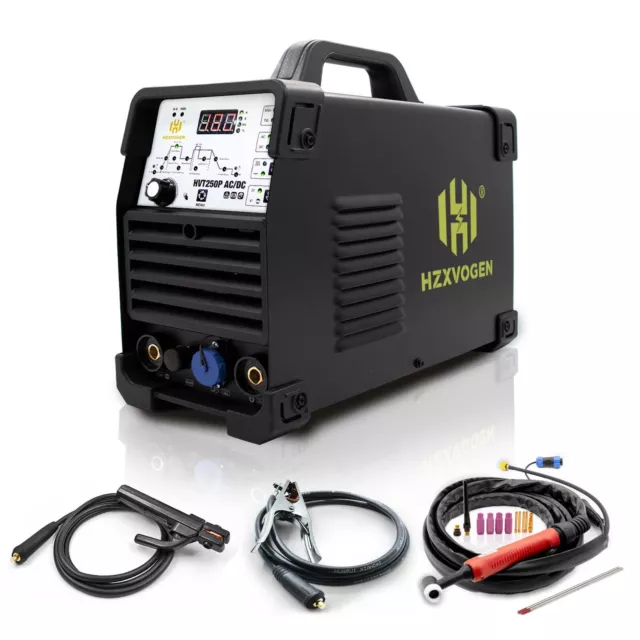 AC/DC 200A Pulse TIG welder 220V ARC TIG IGBT Aluminum IGBT welding machine