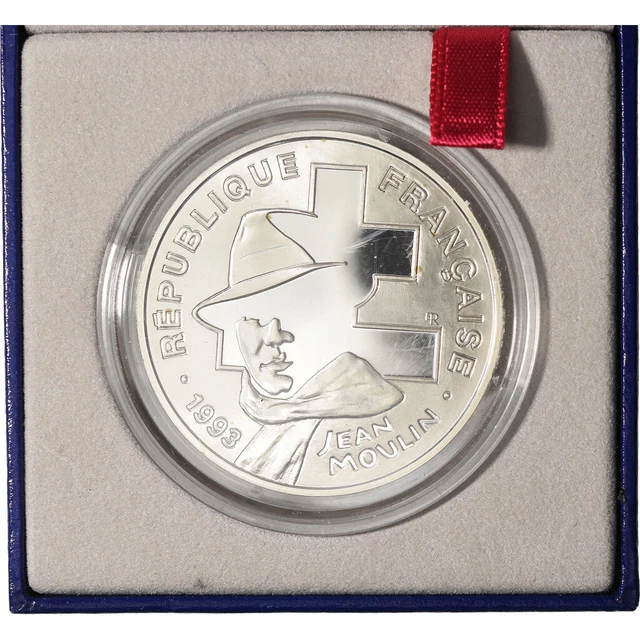 [#899786] Monnaie, France, Monnaie de Paris, Jean Moulin, 100 Francs, 1993, Pari