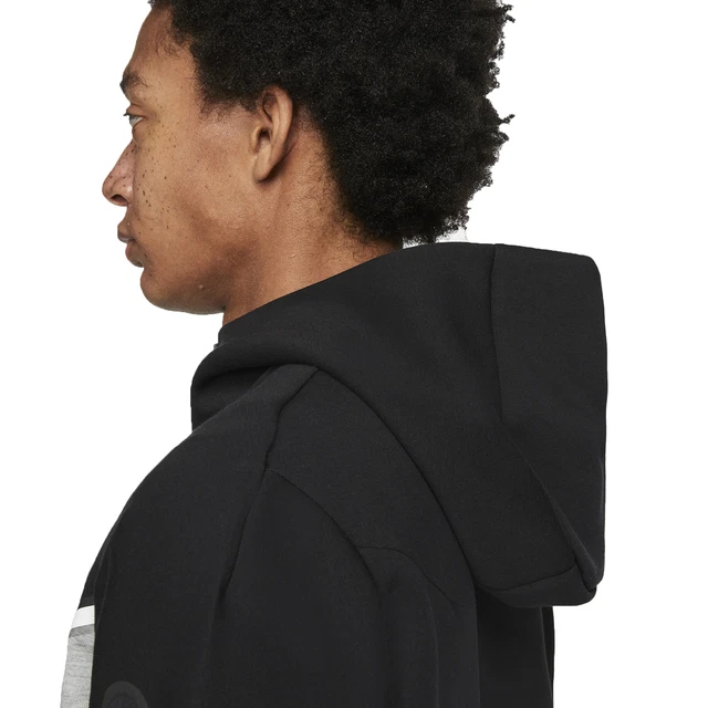 Nike Felpa da Uomo con Cappuccio e Full Zip Tech Fleece Nera Taglia XL Cod CU... 4