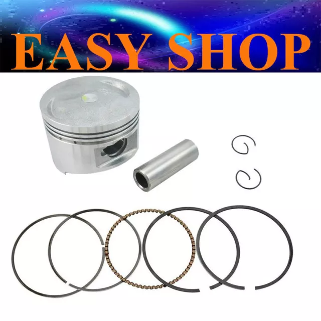 57mm 15mm Pin Piston Rings GY6 125cc 150cc QMI152 Scooter Moped ATV Buggy Bike