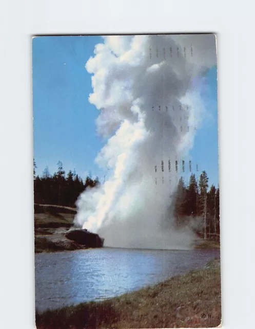 Postcard Riverside Geyser Upper Geyser Basin Yellowstone National Park Wyoming