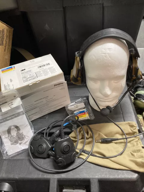 3M Peltor ComTac III ACH Kit Dual Comm Headset Coyote Brown 88079 New In Box
