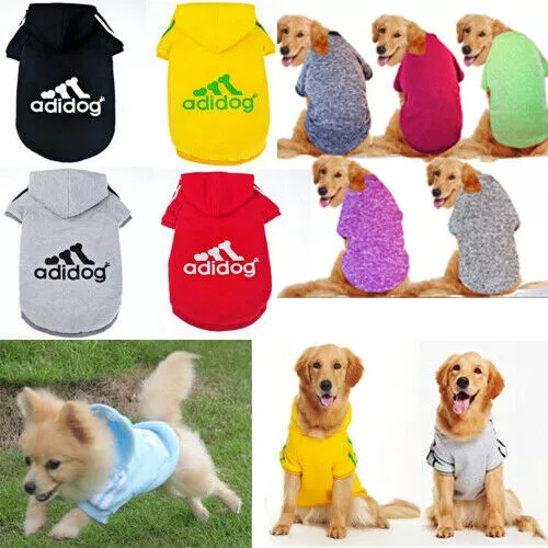 Pet Winter Coat Dog Warm Clothing Casual Cat Puppy-Hoodie Sweater Adidog XS-9XL 3