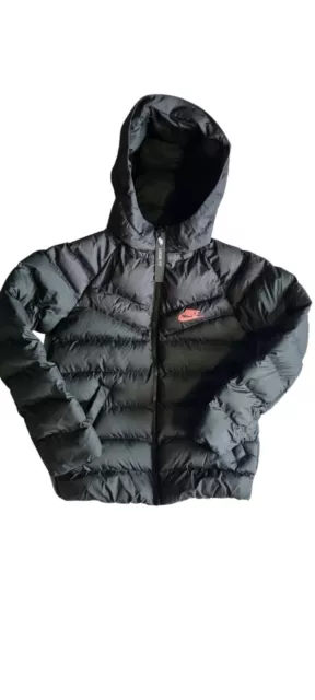 Nike Sportswear Synthetic Fill Puffer Jacket Kids Unisex 8-10 S Black