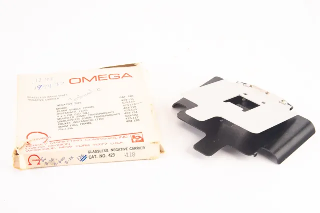 Portador negativo de cambio rápido sin vidrio Omega 423-118 Instamatic 126 V18