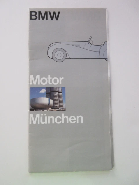 1985 Bmw Museum Brochure Munich Germany