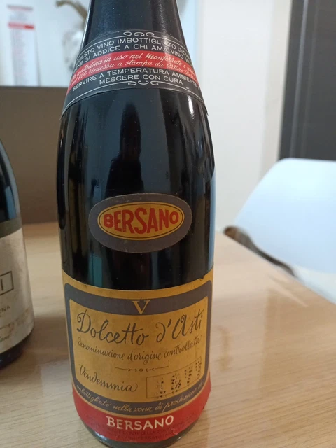Bersani Dolcetto D'Asti 1977 Podere Conti Cremosina da collezione