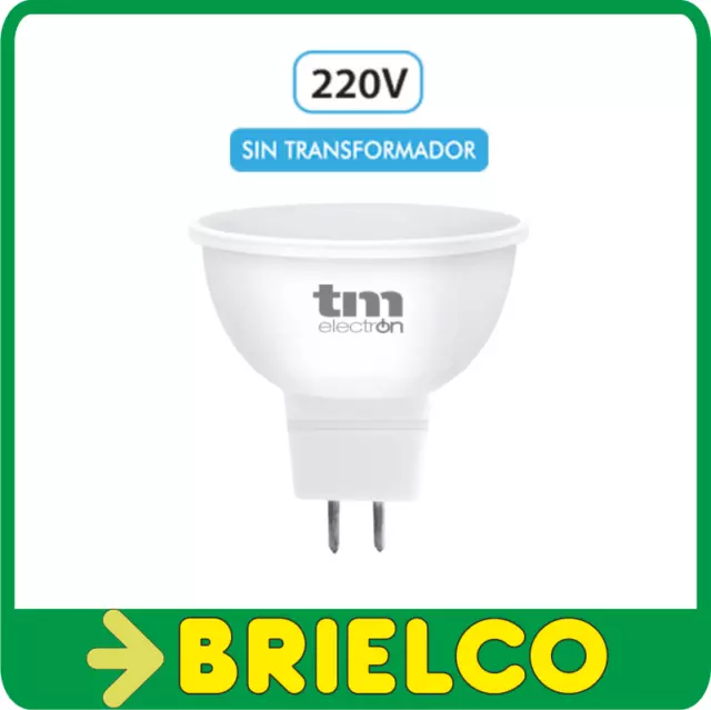 Bombilla Lampara Led Dicroica Gu5.3 7W Luz Blanca 5.000K 220V Plastico Bd5449