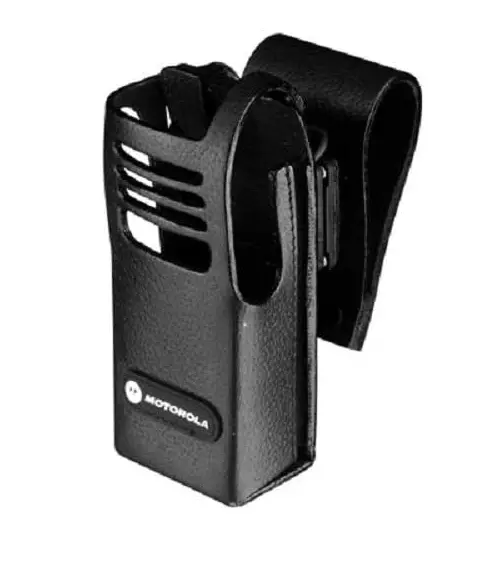 NEW Motorola PMLN5029 PMLN5029B radio Leather Carry Case W/ 3" Swivel Belt Loop