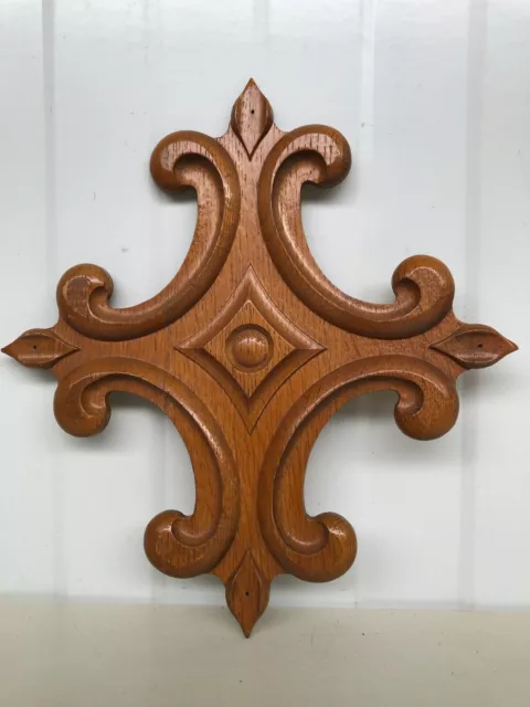 Gothic Revival Carving/ Finial / Pediment in wood