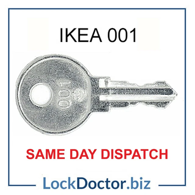 IKEA STEEL REPLACEMENT Key (IKEA001) For Furniture/Cupboards & Desks