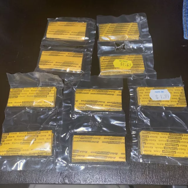 10 Pack of SUPER-8 PRESSTAPE SPLICING TAPE Kodak Universal Or Other Film Splicer