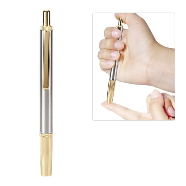Stainless Steel Slight Pain Blood Lancing Pen Cupping Acupuncture Massage AGS
