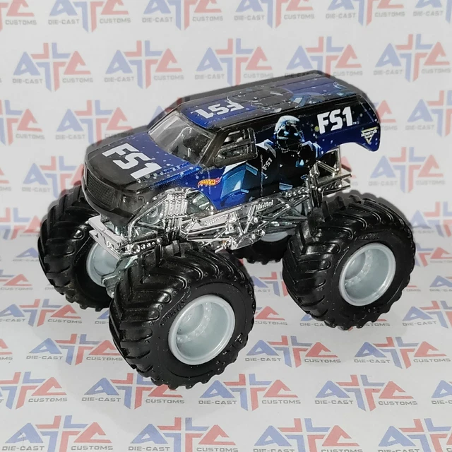 FS1 CLEATUS X-RAYS Body Hot Wheels SUV Monster Jam Truck 1/64 rare HTF.