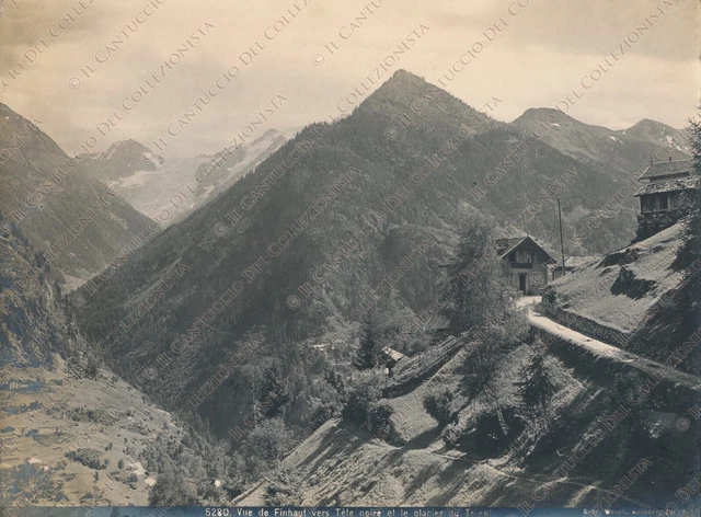 SVIZZERA Finhaut Canton Valais tete noire glacier Trient Foto Wehrli Zurich