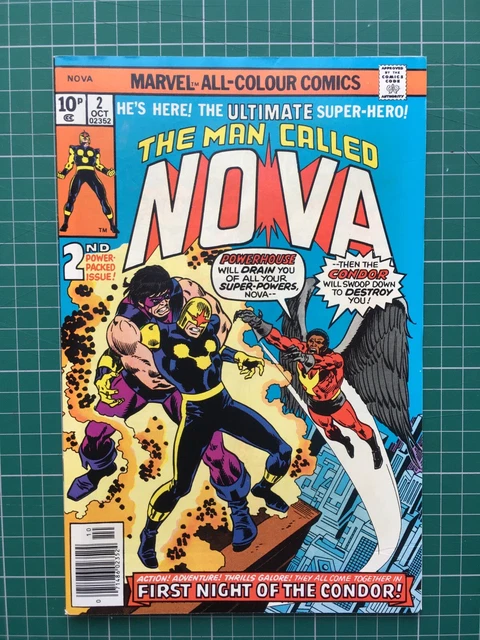 The Man Called Nova #2. Marvel 1976. Pence Issue. VF-