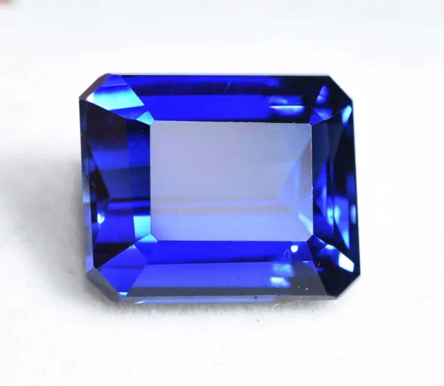 15.50 CT Naturel Certifié Rare Sri Lanka Bleu Saphir non Chauffé Desseré Gemmes