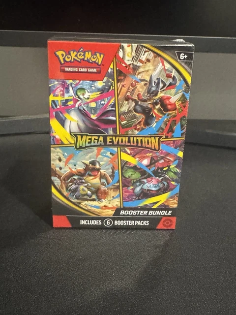 POKÉMON TCG: MEGA Evolution Booster Bundle (6 Packs) - New and Sealed £ ...