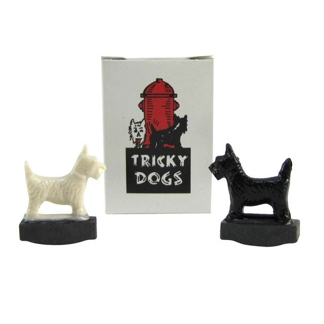 Black White Scottie Magnet Magic Trick Practical Joke Novelty Dog Desk Decor Toy Black White Scottie Magnet Magic Trick Practical Joke Novelty Dog Desk Decor Toy