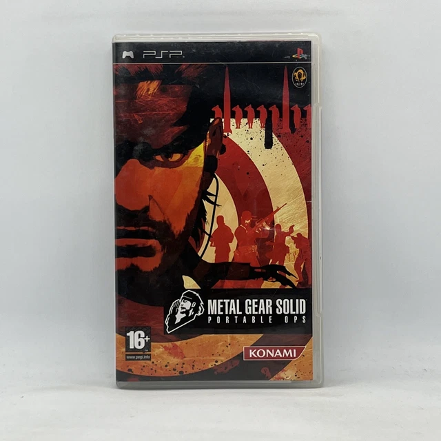 Metal Gear Solid Portable Ops Sony PlayStation PSP Video Game Free Post