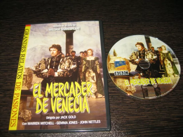 El Marchand De Venise DVD Warren Mitchell Gemma Jones John Nettles