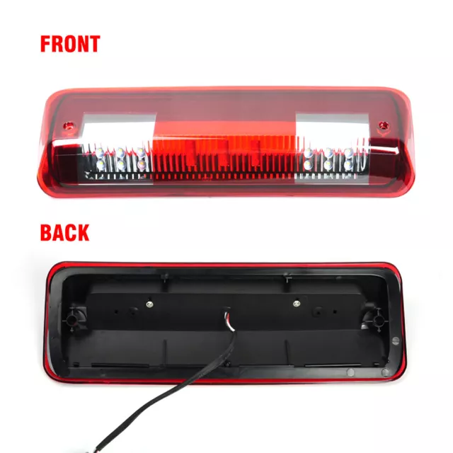Red LED Third 3RD Brake Tail Light Cargo Lamp Fit 04-08 Ford F-150 Pickup Truck 3