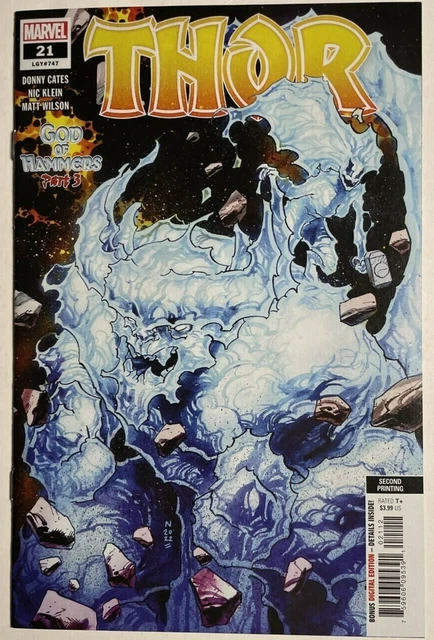 Thor #21 (2022) Marvel 2nd Print Comic Book (Bagged & Boarded)