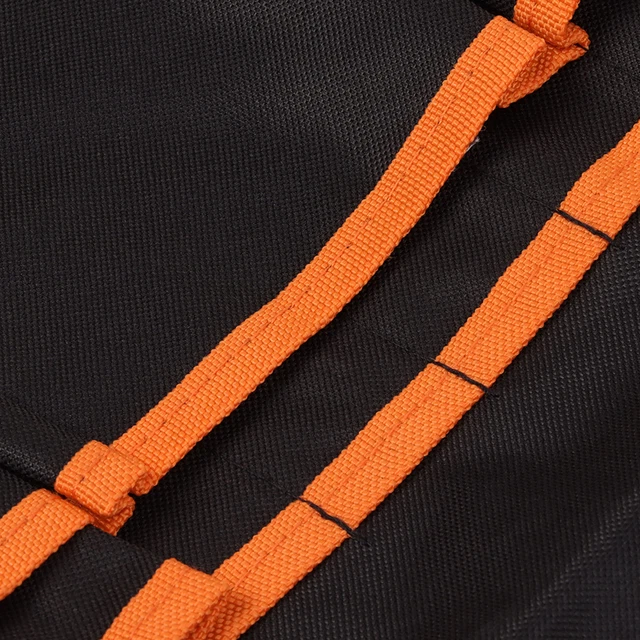 Work Apron Oxford Canvas Heavy Duty Waterproof Adjustable Multi Pockets Wood L2S