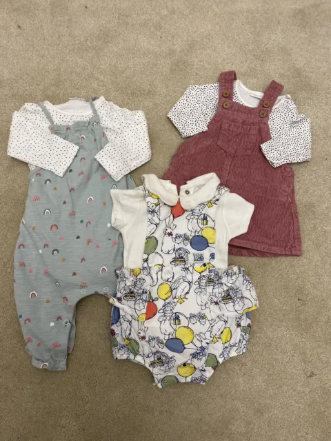 Baby Girls 0-3 Months Pink Outfit Bundle NEXT M&S