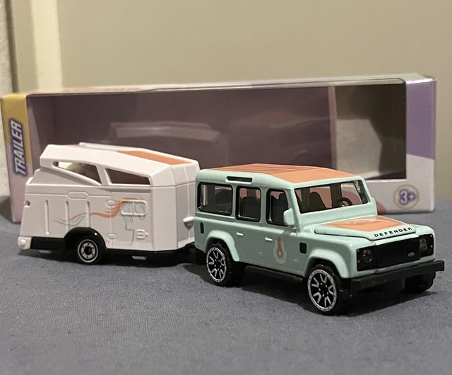 M21- 15 MAJORETTE LAND ROVER AVEC REMORQUE A FAUVE | M21 15 M21- 15 MAJORETTE LAND ROVER AVEC REMORQUE A FAUVE | M21 15