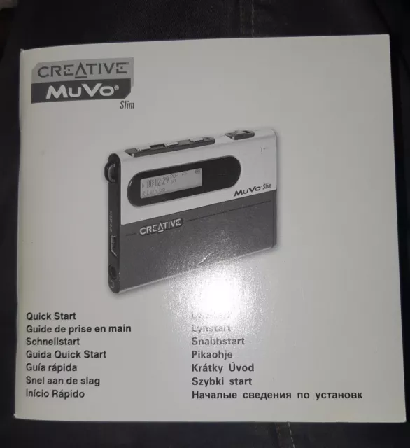 MuVo Slim 256 MB multi-language original manual