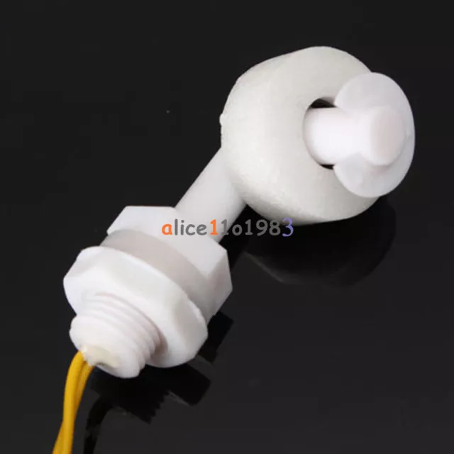 PP 52mm Stainless Steel 45/200mm RightAngle Water Level Ball Float Switch Sensor