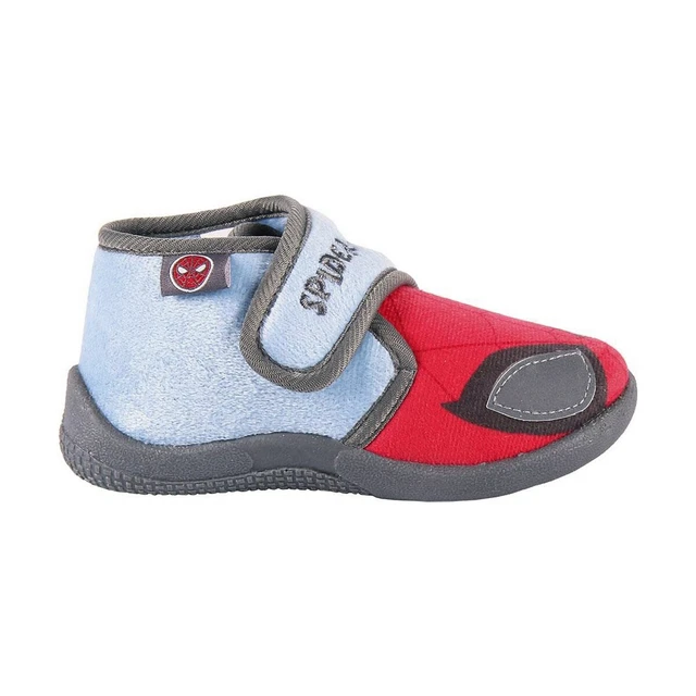 Hausschuhe für Kinder 3D Spiderman Grau Rot