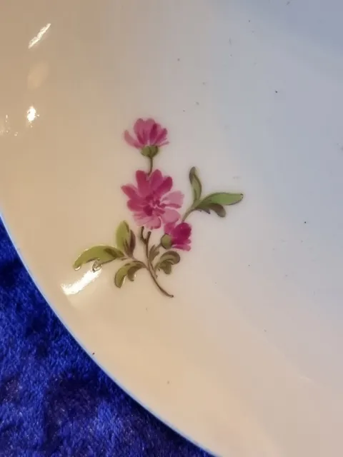 Kleine Schale/Schüssel mit Blumendekor Meissen Pfeifferzeit 3